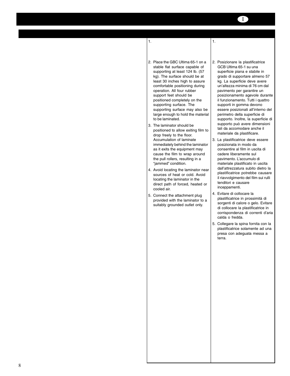 GBC 65-1 Ultima User Manual | Page 11 / 75