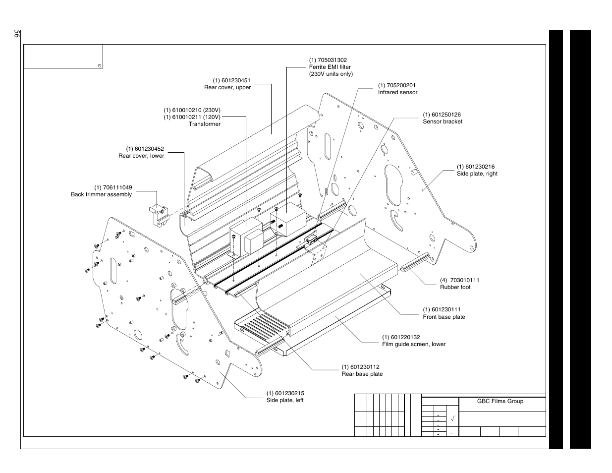Gbc films group | GBC 65-1 Ultima User Manual | Page 60 / 75