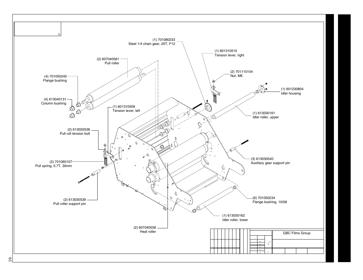 Gbc films group | GBC 65-1 Ultima User Manual | Page 65 / 75