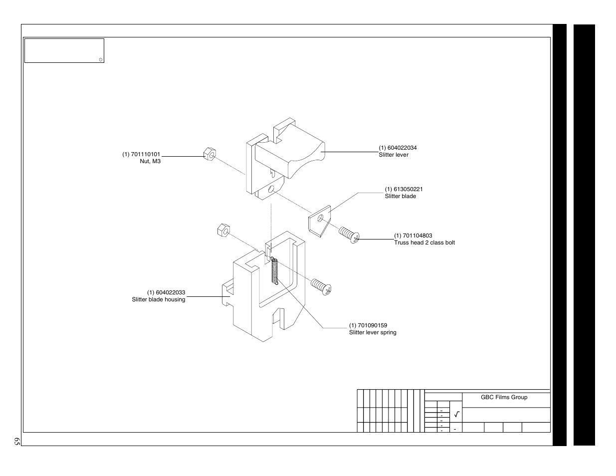 Gbc films group | GBC 65-1 Ultima User Manual | Page 69 / 75