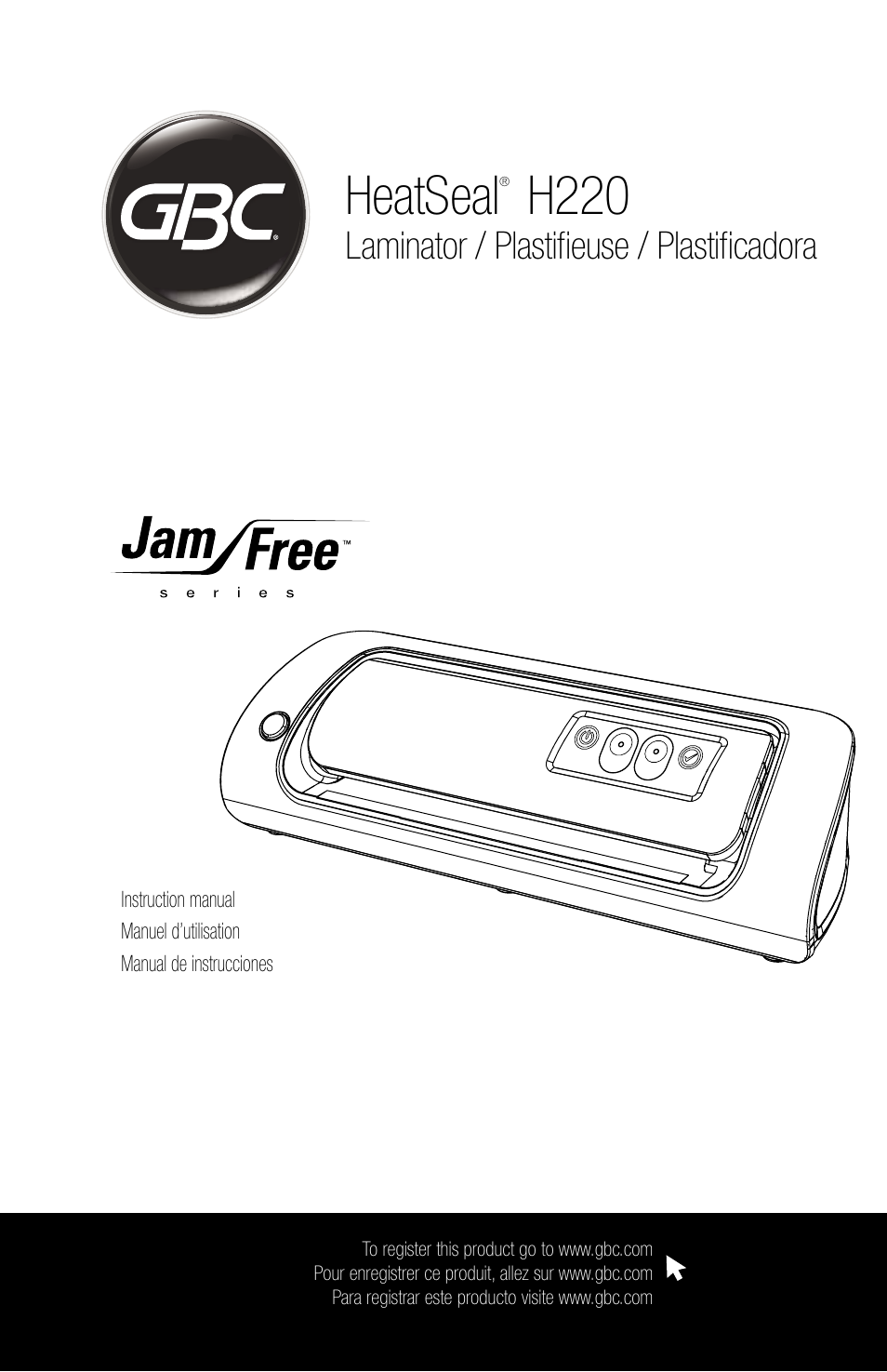 GBC H220 User Manual | 16 pages