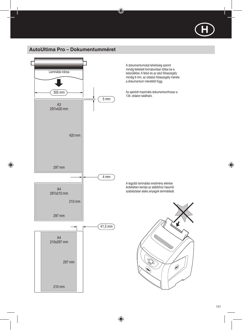 GBC AutoUltima Pro Laminator User Manual | Page 131 / 150