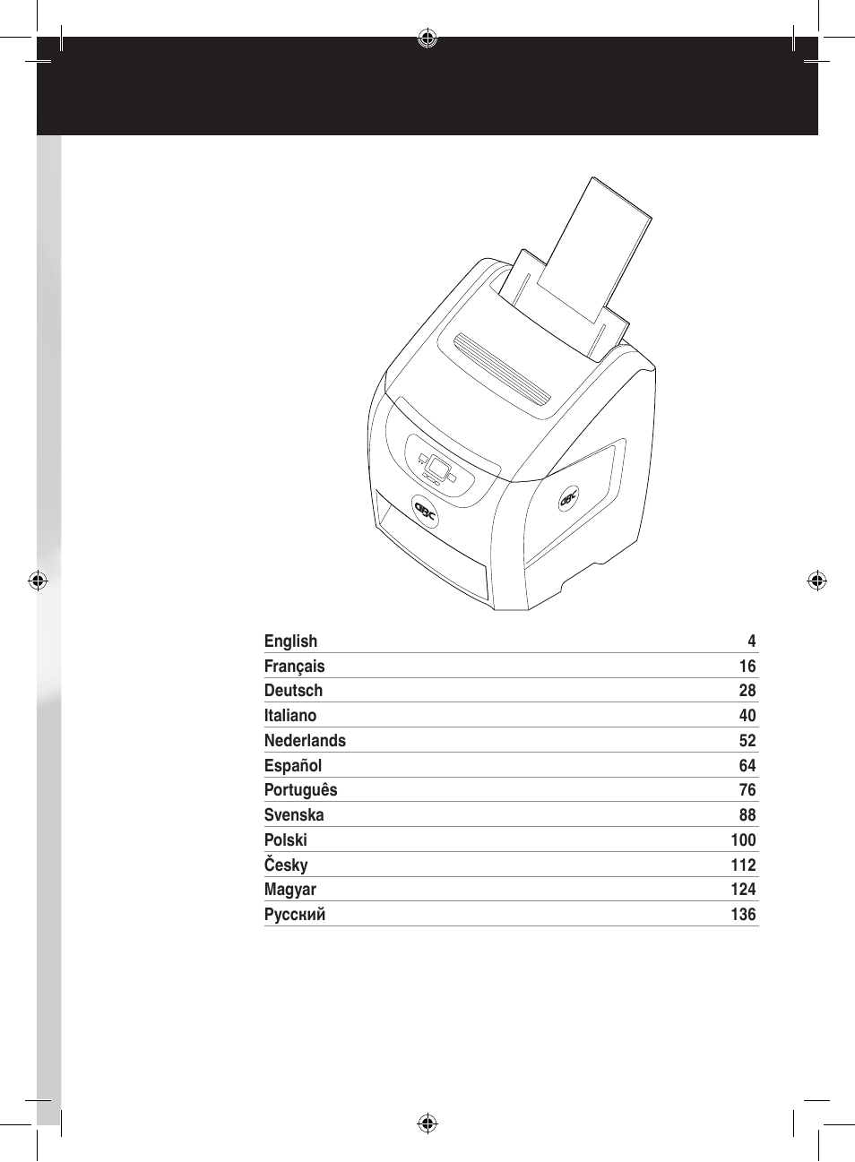GBC AutoUltima Pro Laminator User Manual | Page 2 / 150