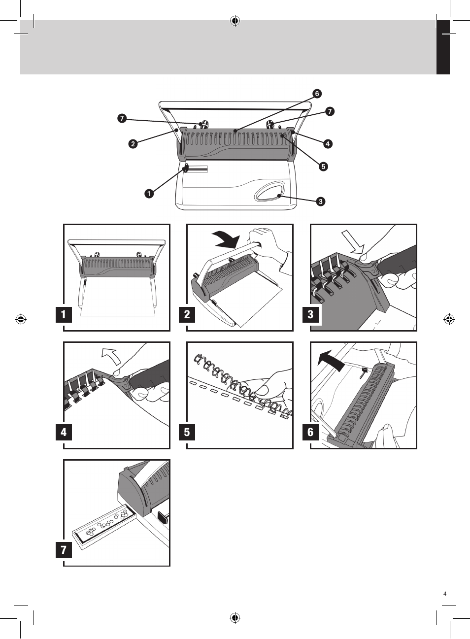 GBC 208 MultiBind User Manual | Page 3 / 30