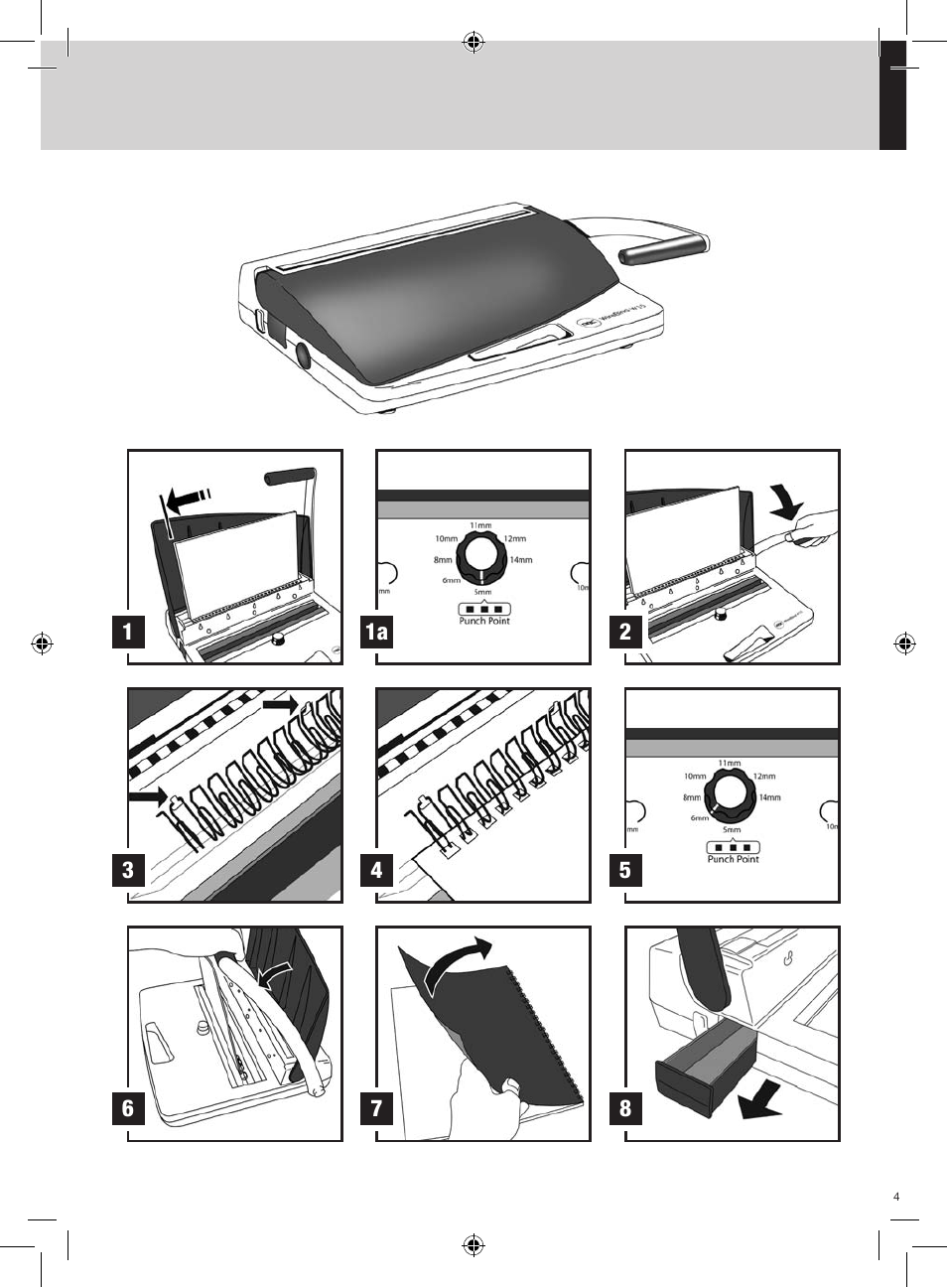 GBC W15 WireBind User Manual | Page 3 / 30