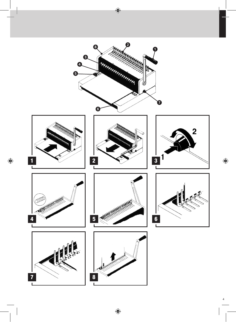 GBC C250Pro CombBind User Manual | Page 3 / 22