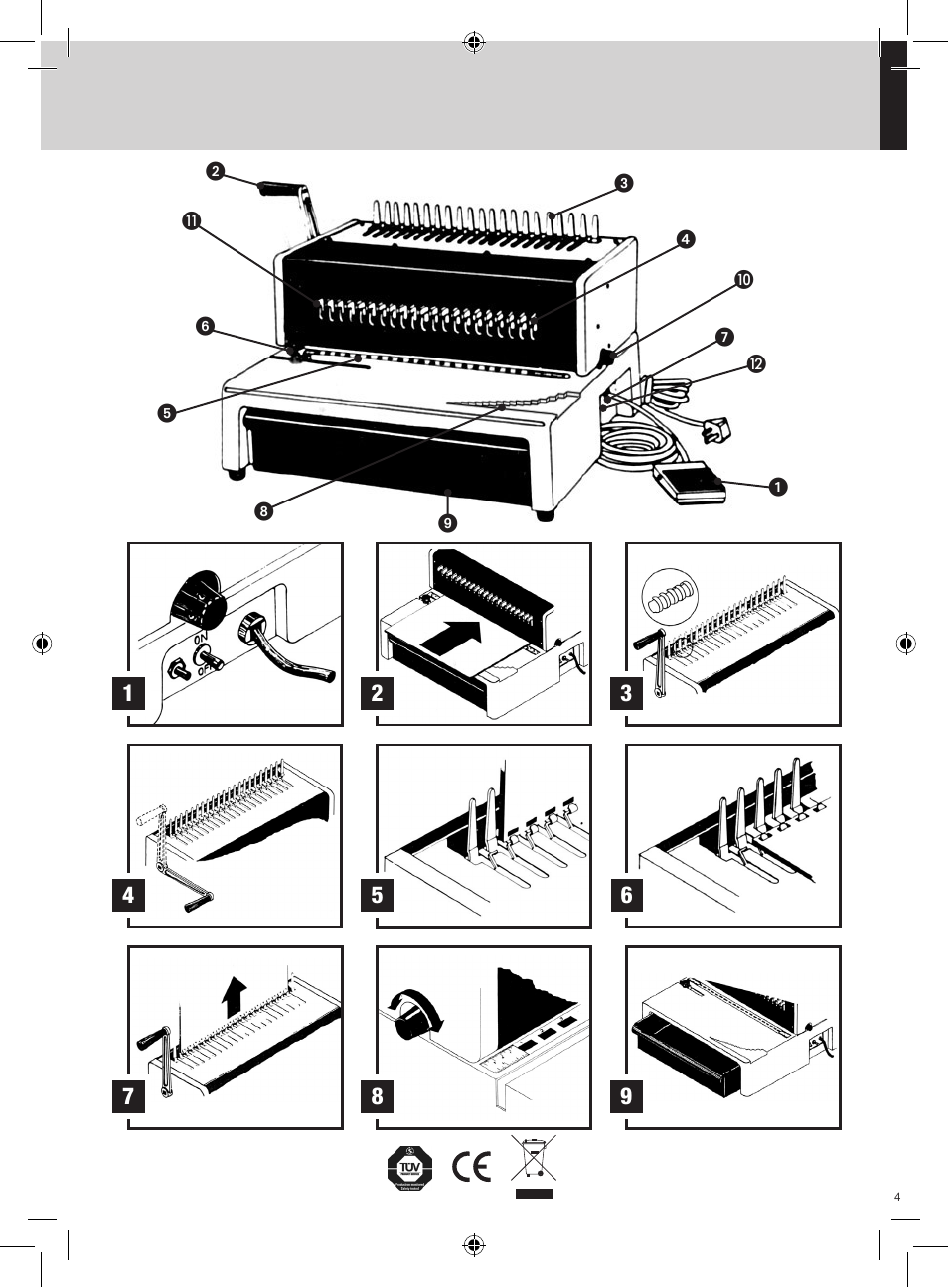 GBC C800Pro CombBind User Manual | Page 3 / 22