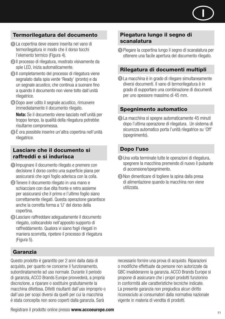 GBC T500Pro Thermal Bind User Manual | Page 11 / 38