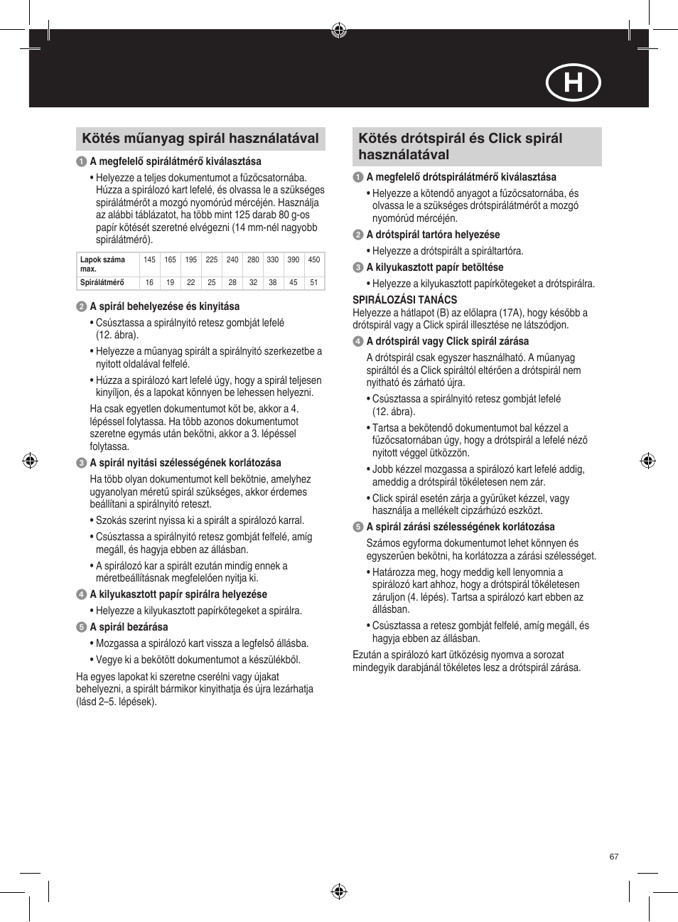 GBC 420 MultiBind User Manual | Page 67 / 74
