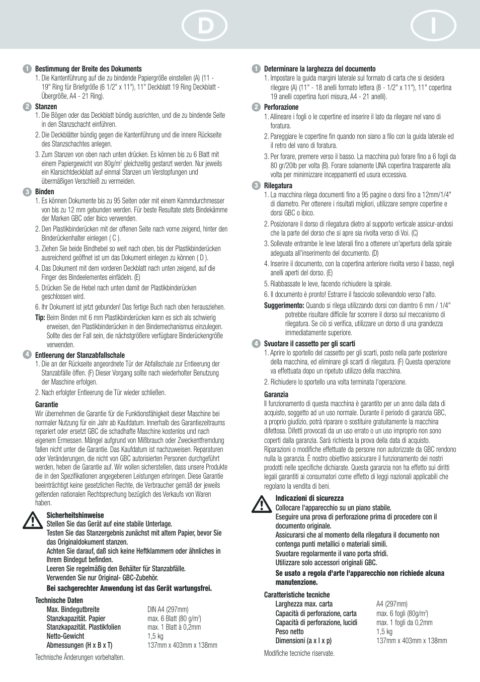 GBC P50 DocuBind User Manual | Page 8 / 10