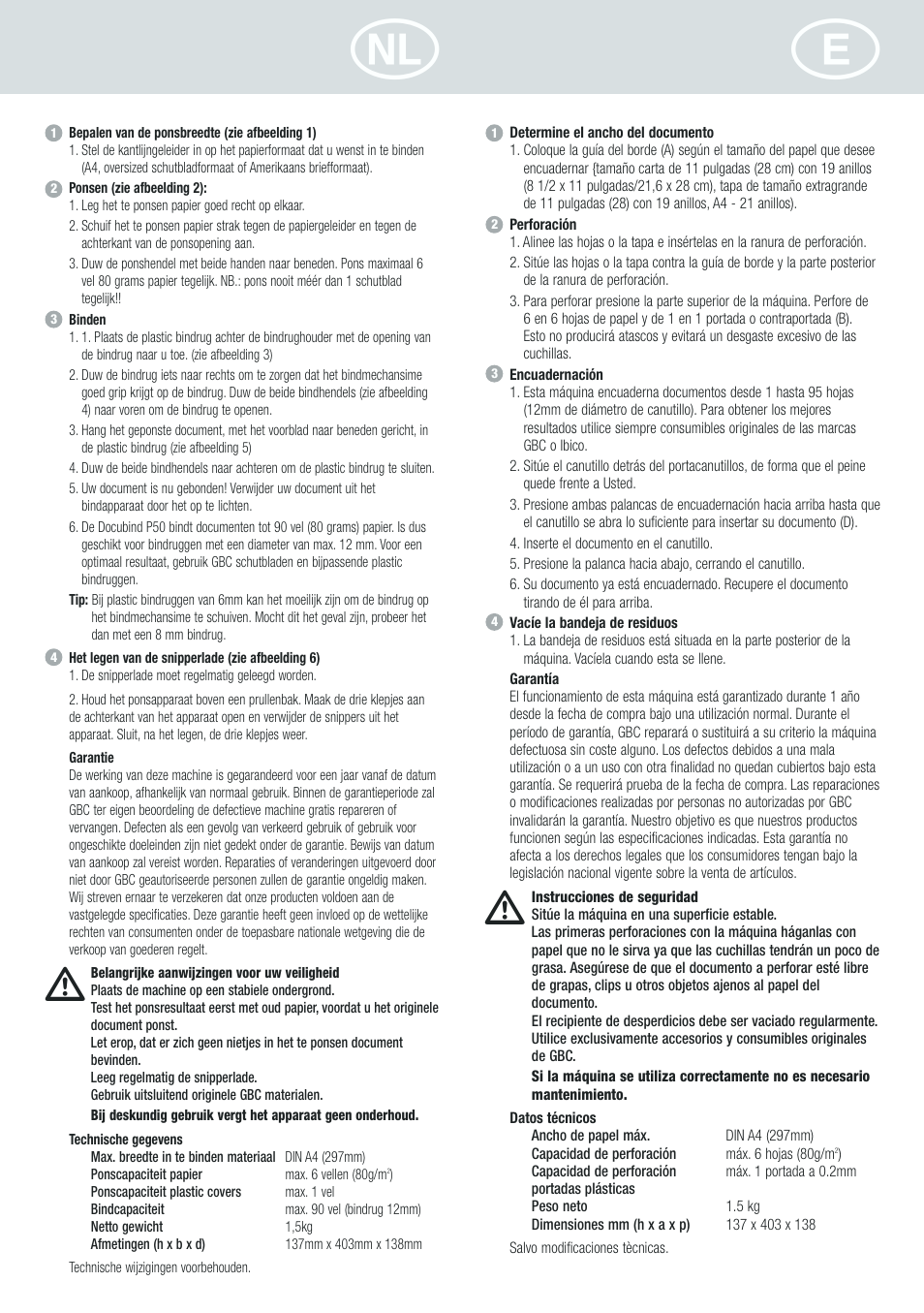 GBC P50 DocuBind User Manual | Page 9 / 10