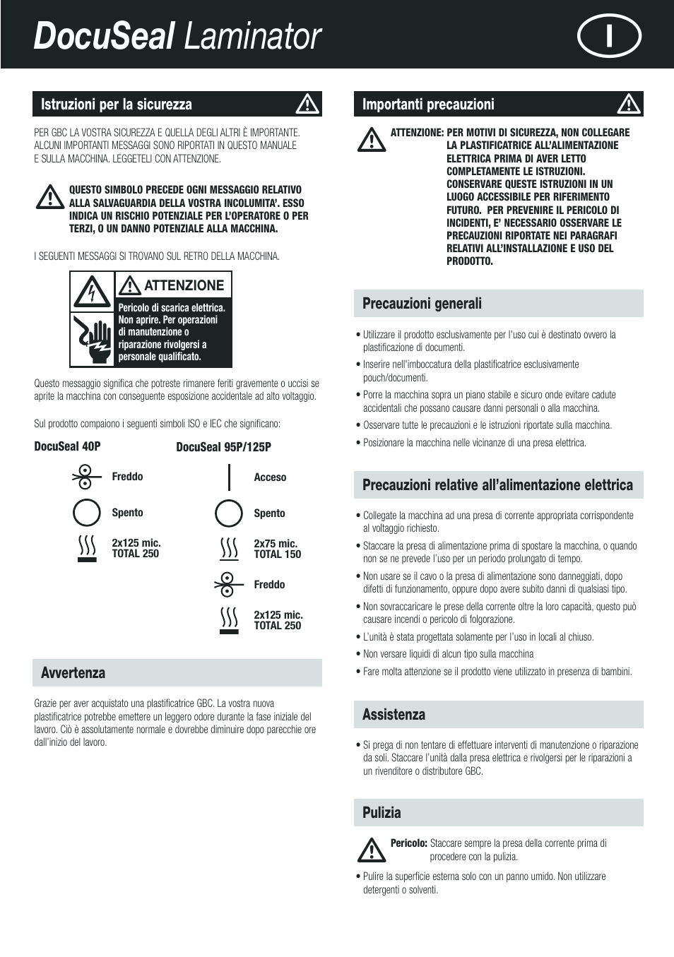 Docuseal laminator | GBC DocuSeal Laminator User Manual | Page 9 / 28