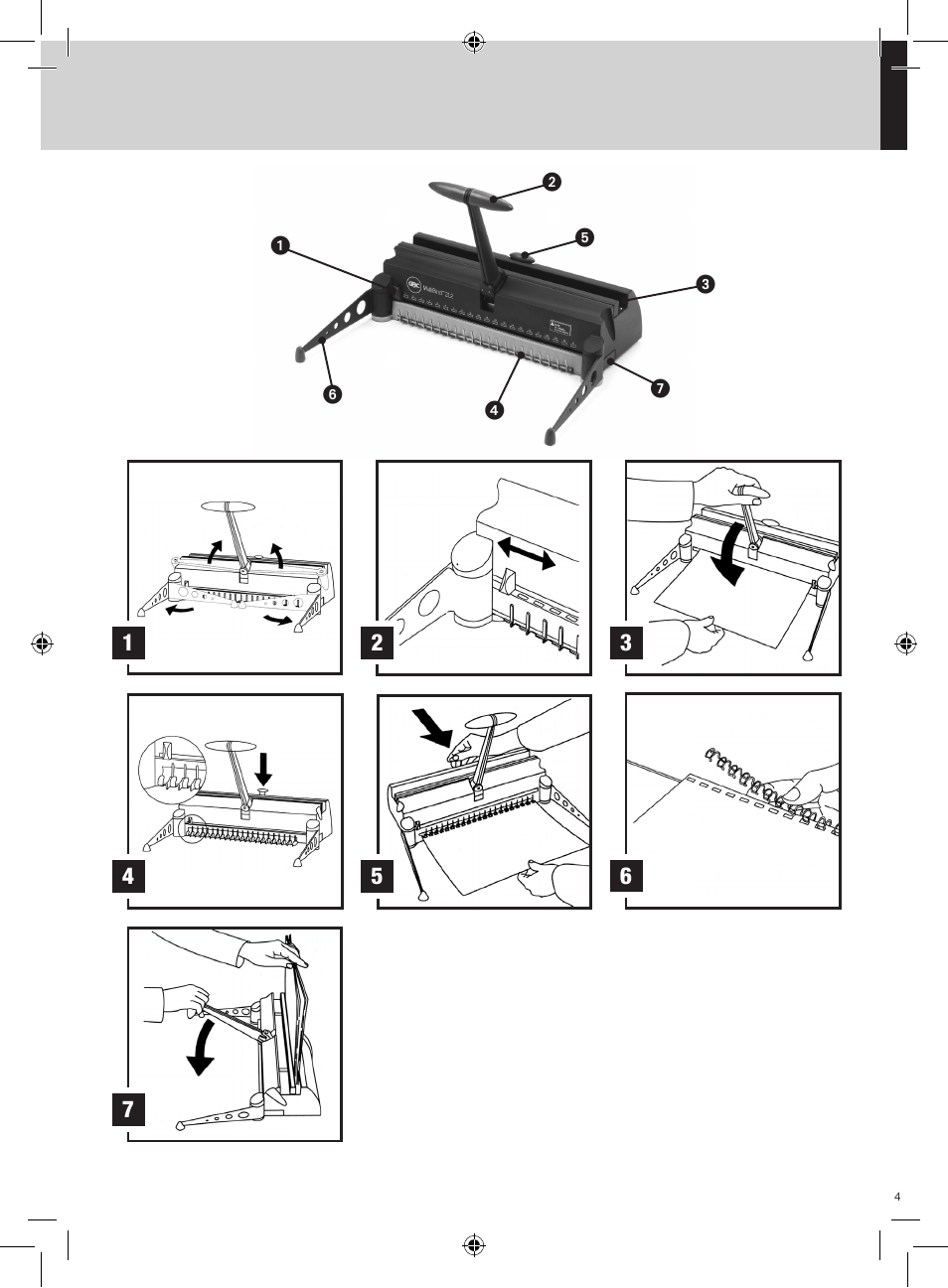 GBC 212 MultiBind User Manual | Page 3 / 22