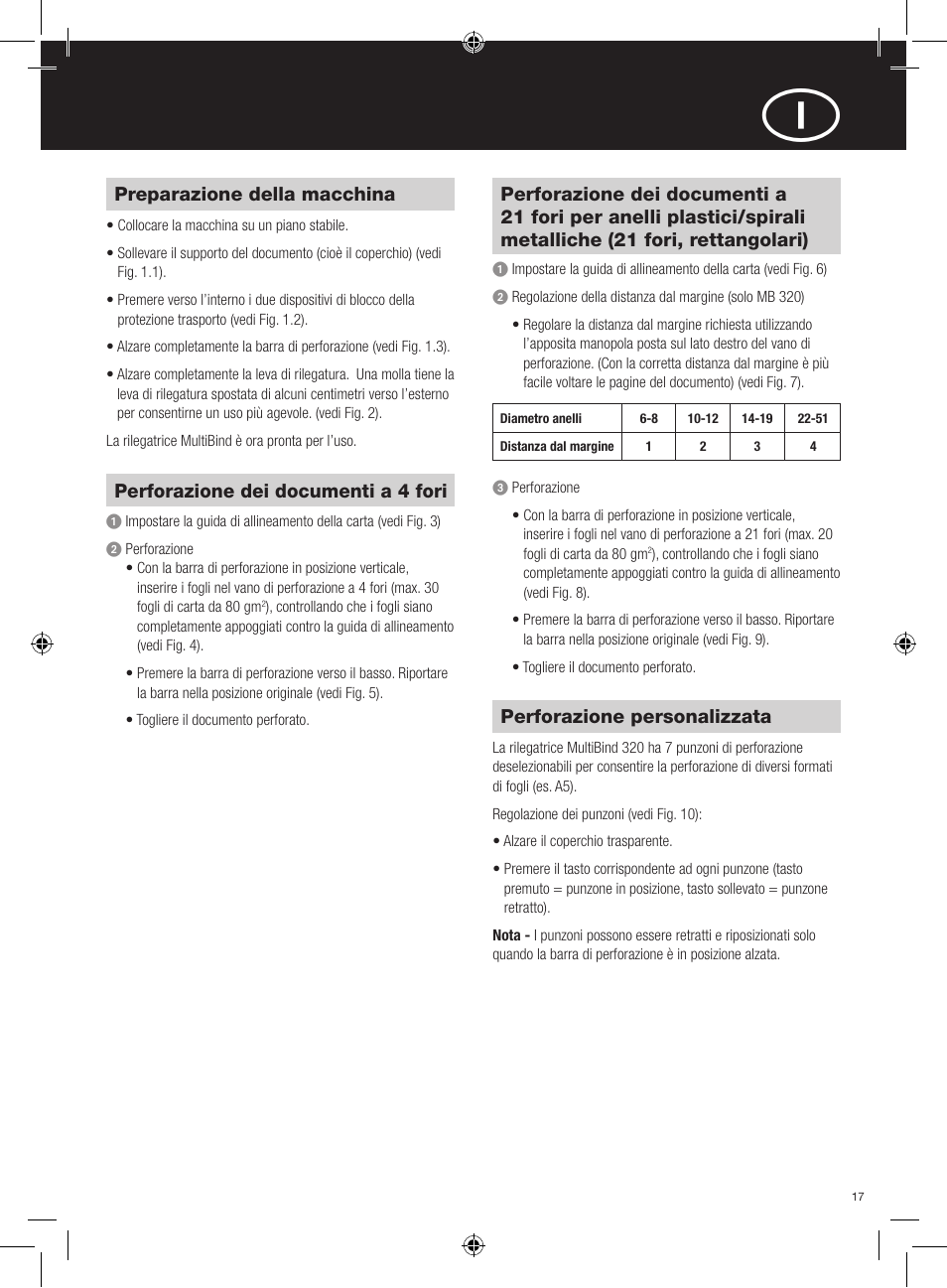 GBC 320 MultiBind User Manual | Page 17 / 74