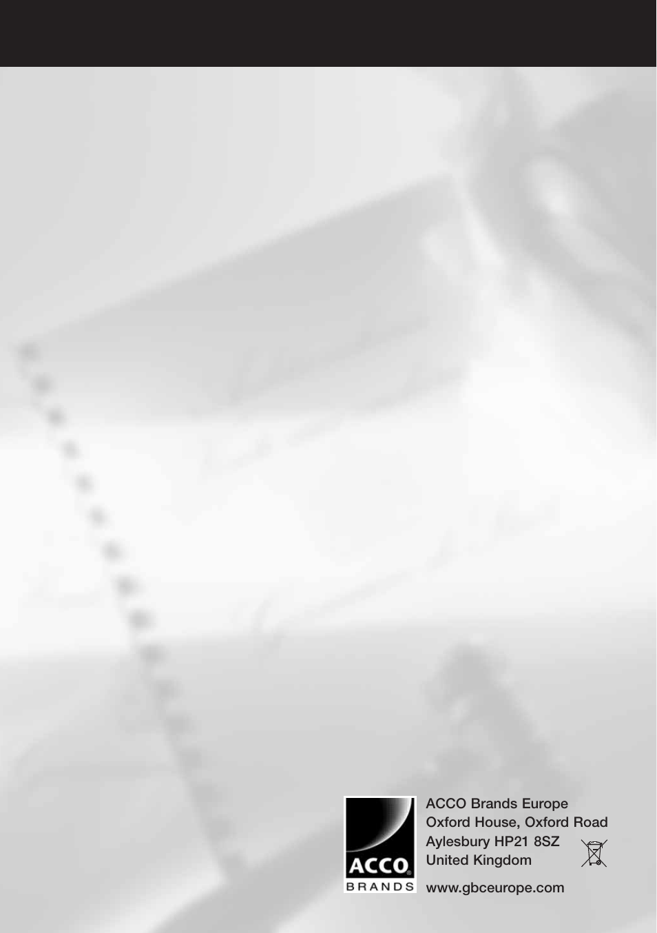 GBC P3000 ProClick Pronto User Manual | Page 30 / 30