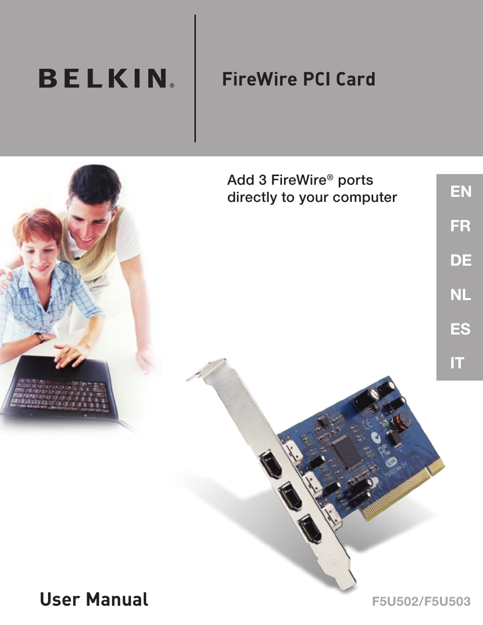 Belkin FIREWIRE F5U503 User Manual | 112 pages