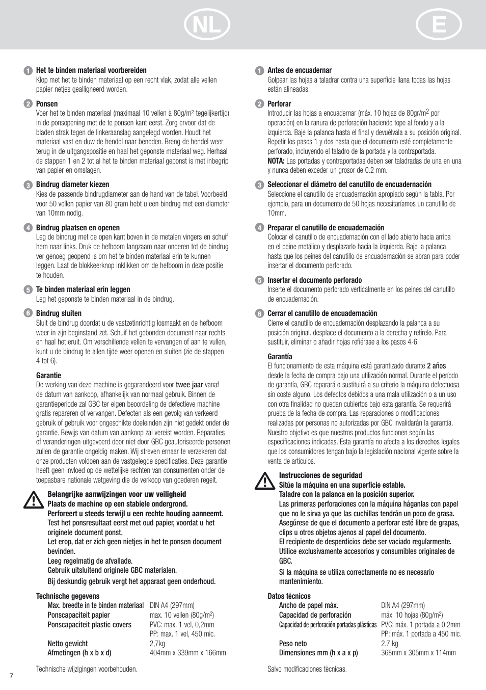 GBC C75 Binding System User Manual | Page 6 / 10