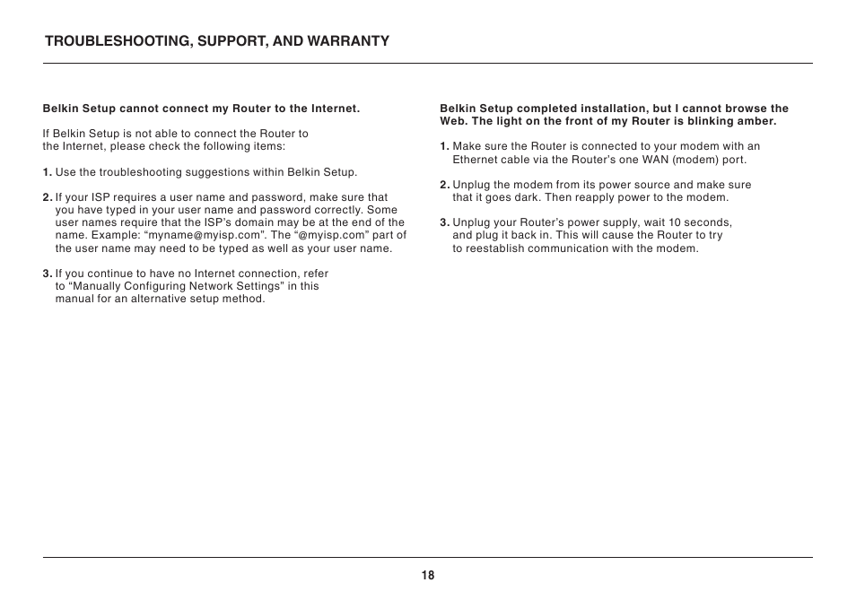 Belkin SURF N 15 N150 User Manual | Page 18 / 31