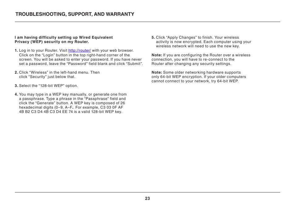 Belkin SURF N 15 N150 User Manual | Page 23 / 31