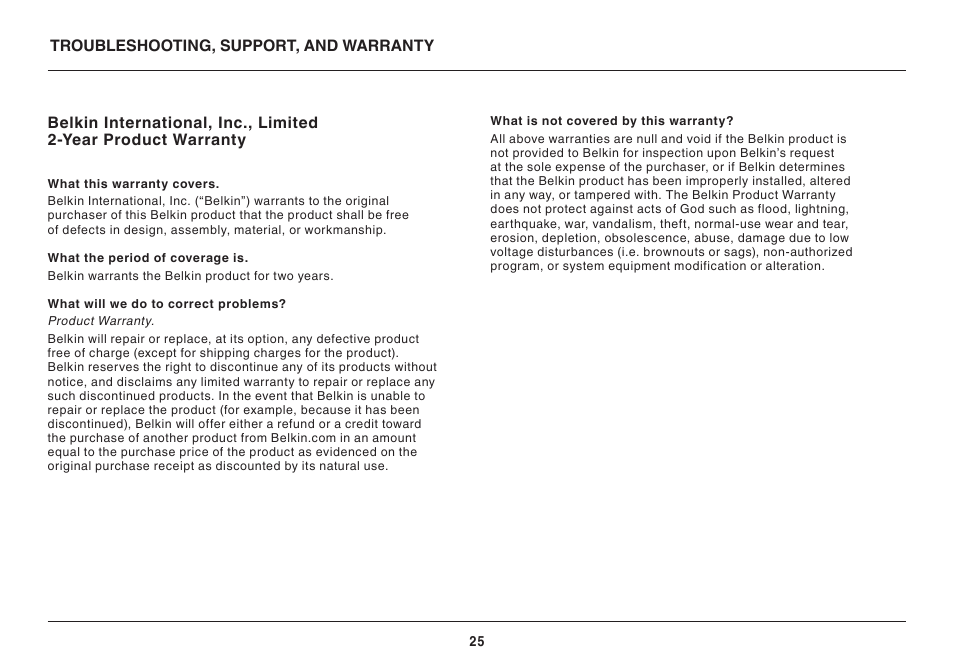 Belkin SURF N 15 N150 User Manual | Page 25 / 31