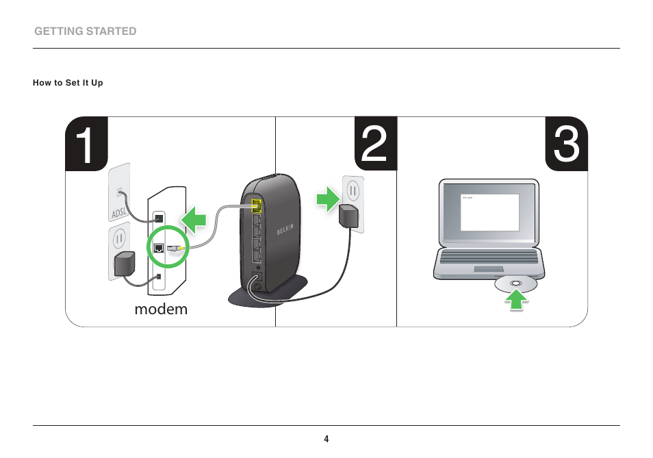 Belkin SURF N 15 N150 User Manual | Page 4 / 31