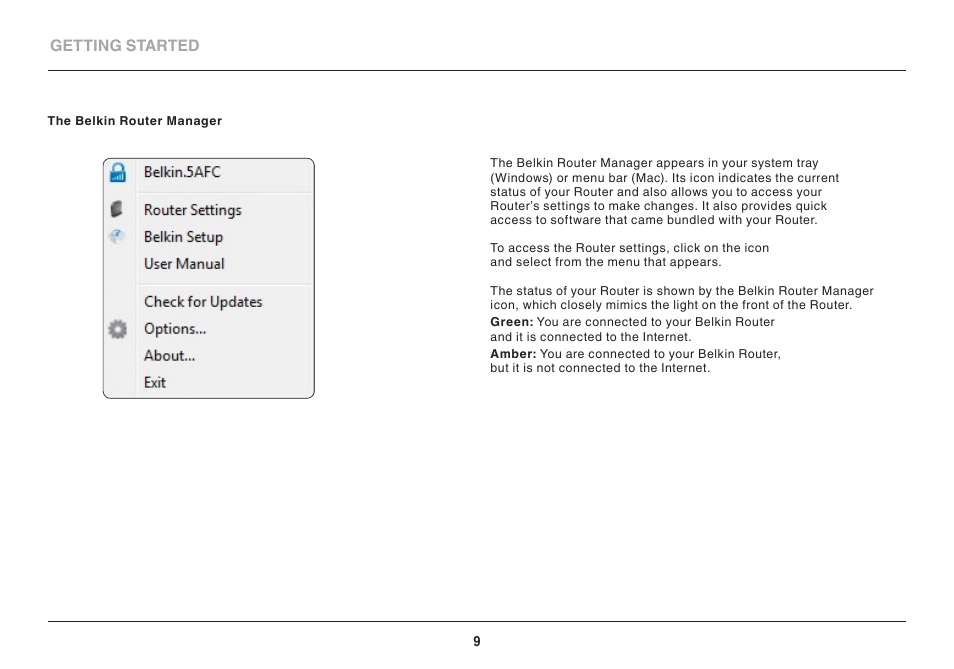 Belkin SURF N 15 N150 User Manual | Page 9 / 31