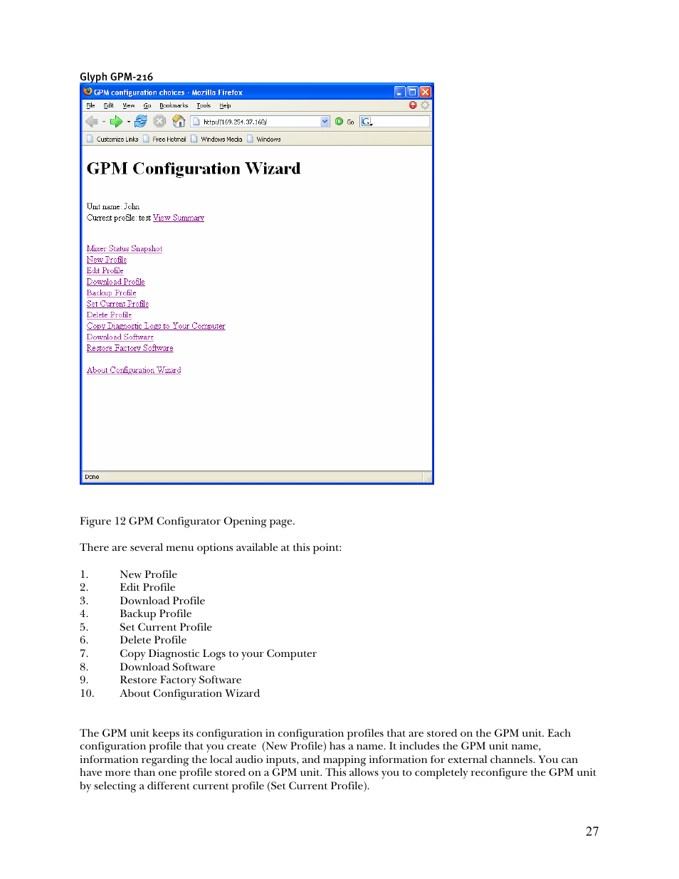 Glyph GPM-216 User Manual | Page 27 / 46
