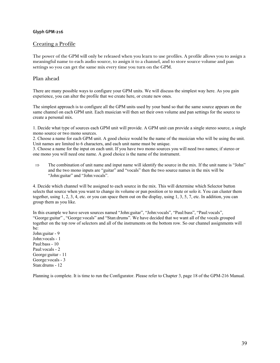 Glyph GPM-216 User Manual | Page 39 / 46