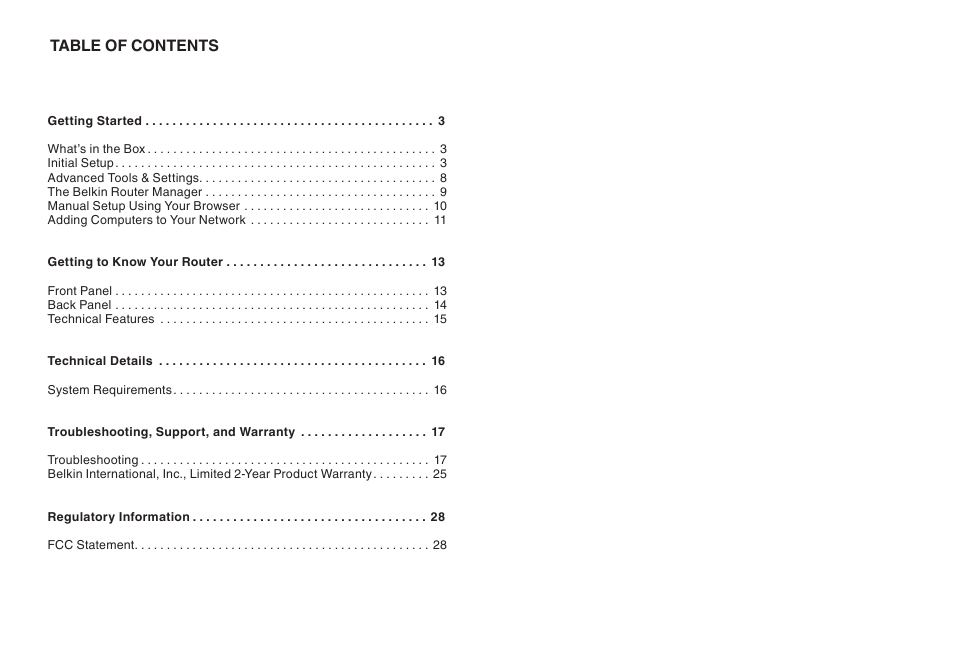 Belkin 8820ED00388_F7D1401_V1 User Manual | Page 2 / 31