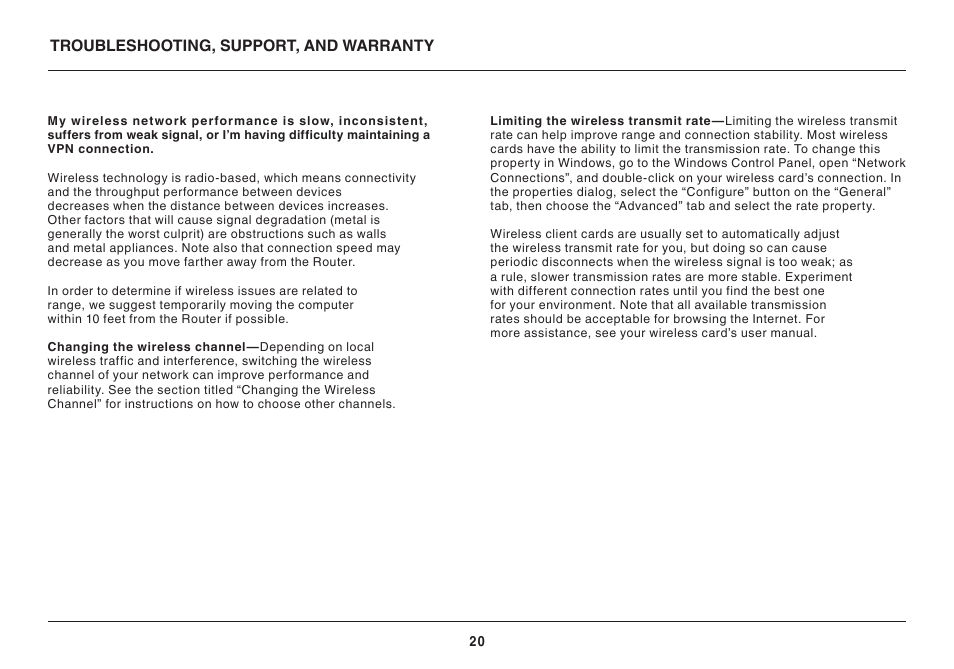 Belkin 8820ED00388_F7D1401_V1 User Manual | Page 20 / 31