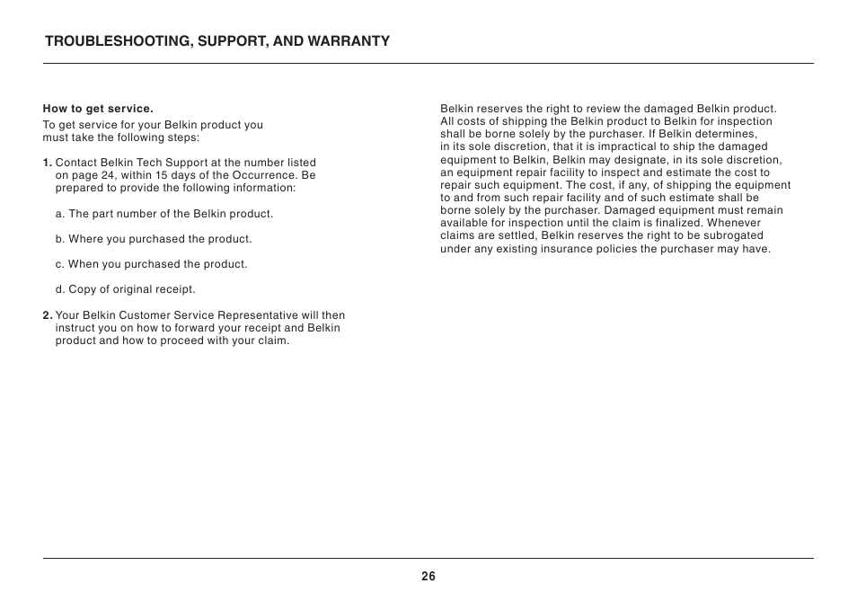 Belkin 8820ED00388_F7D1401_V1 User Manual | Page 26 / 31
