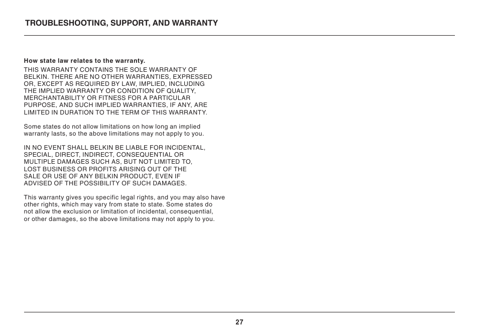 Belkin 8820ED00388_F7D1401_V1 User Manual | Page 27 / 31