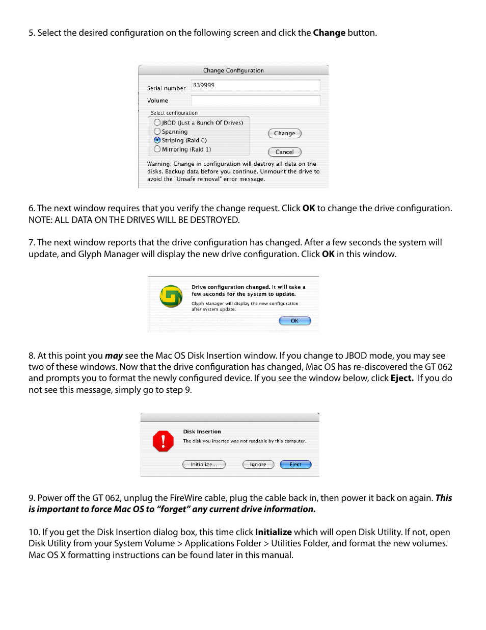 Glyph GT 062 User Manual | Page 6 / 13