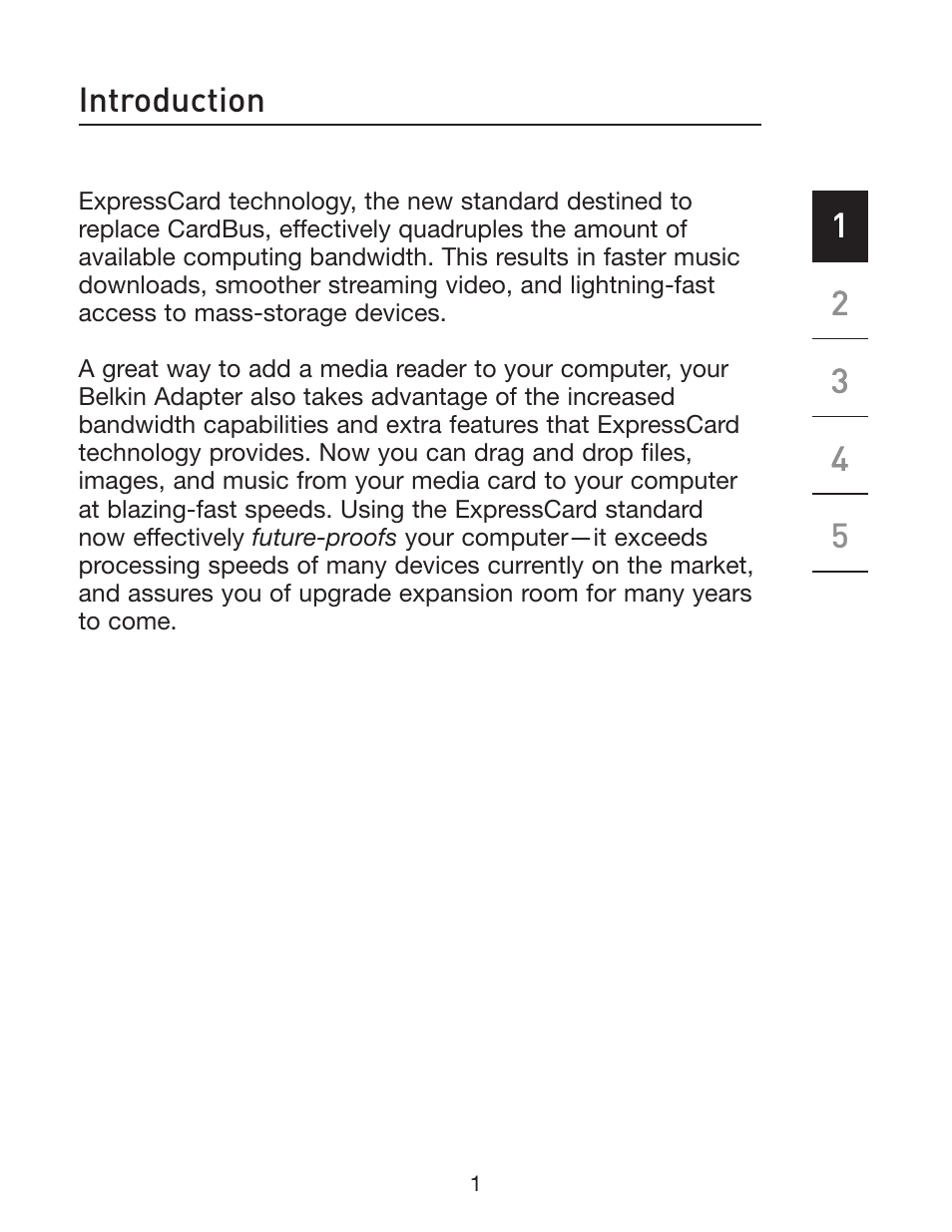 Introduction | Belkin ExpressCard P75481 User Manual | Page 4 / 10