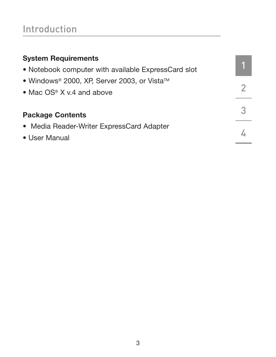 Introduction | Belkin ExpressCard P75481 User Manual | Page 6 / 10