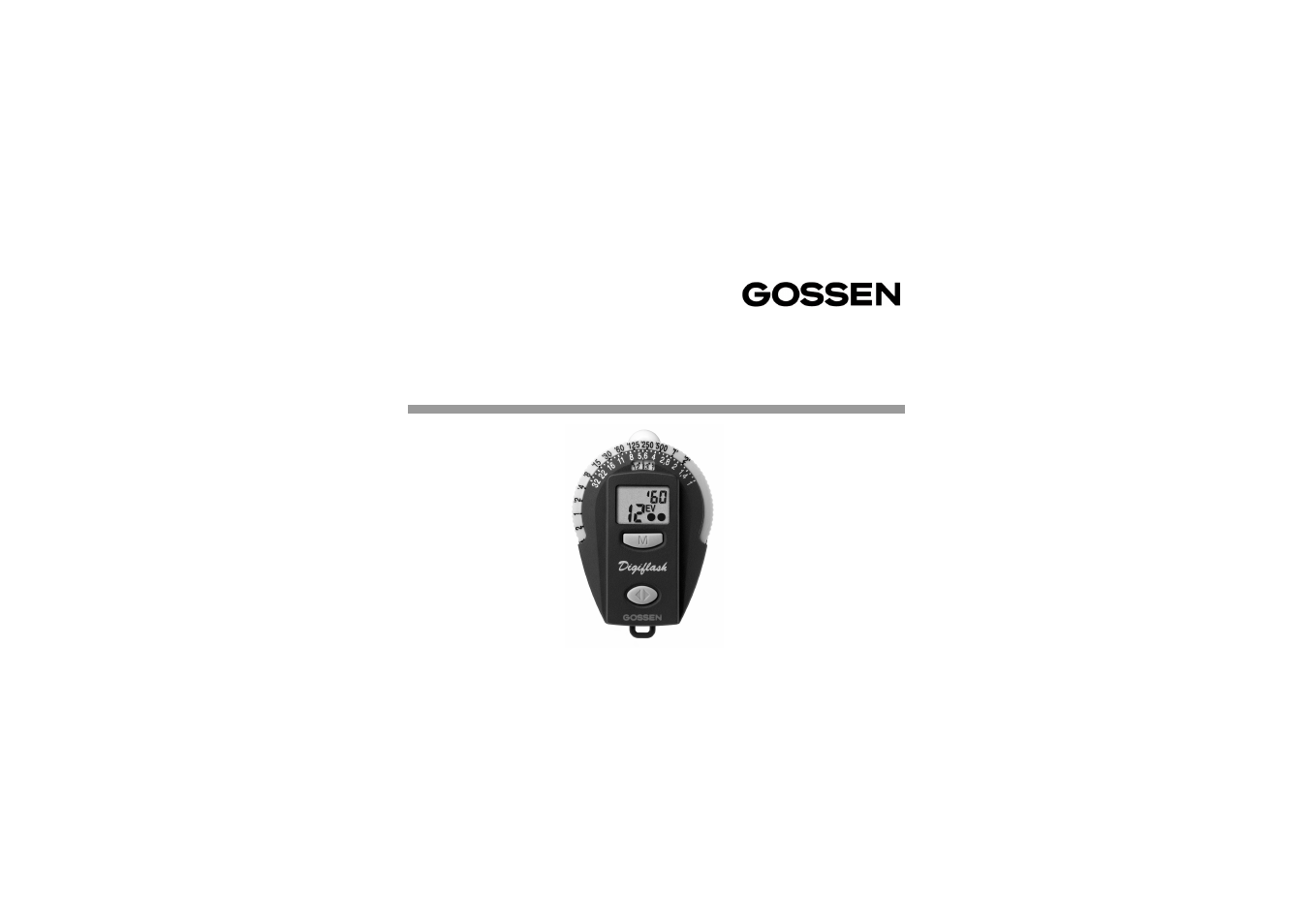 Gossen Digiflash User Manual | 20 pages