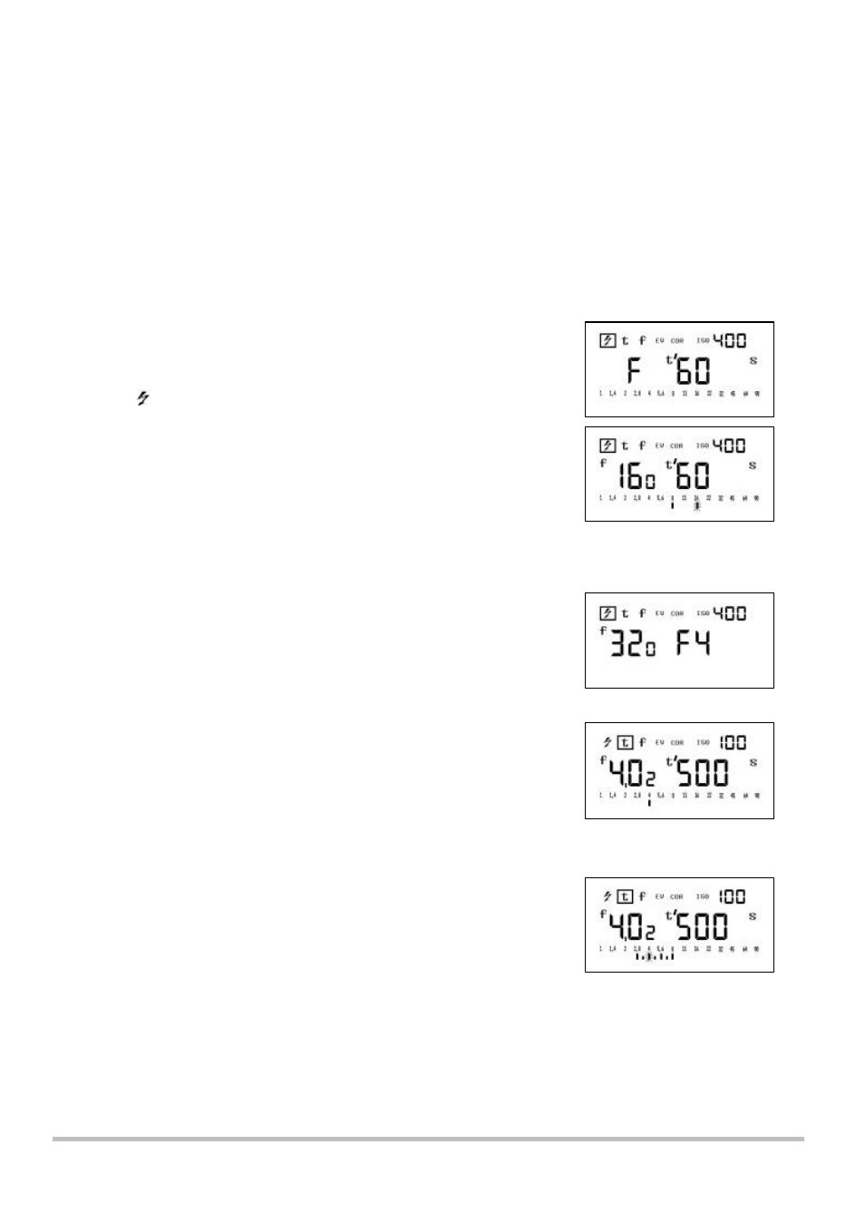 2 measuring functions - ambient light measurement, 1 flash readings, 2 multiple flash | 4 contrast measurement | Gossen Digipro F User Manual | Page 4 / 10