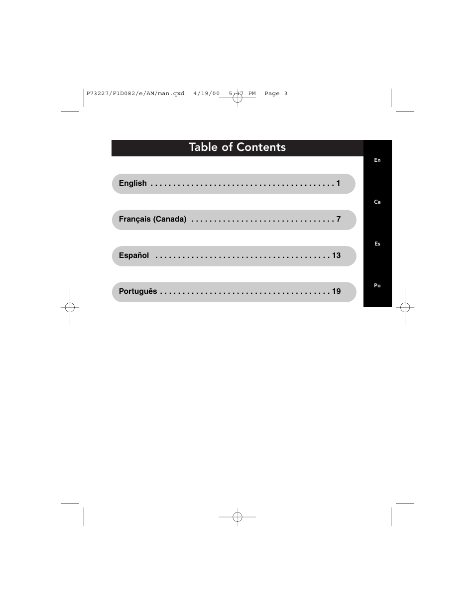 Belkin F1D082 User Manual | Page 3 / 28