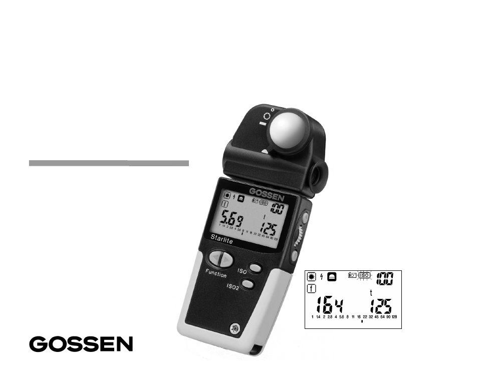 Gossen Starlite User Manual | 40 pages