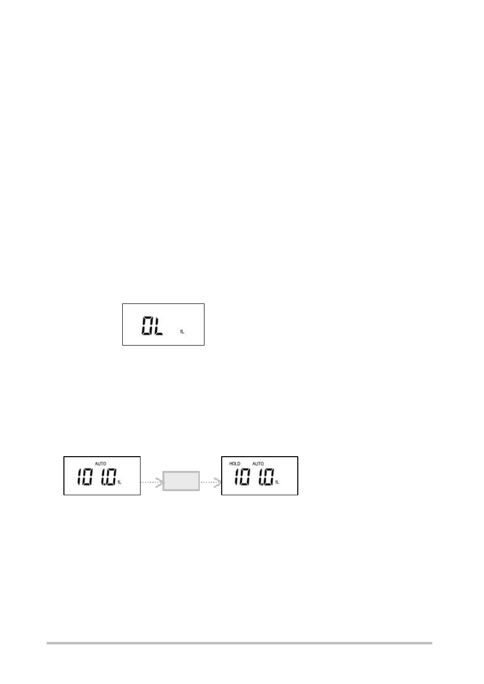2 duration of display - continuous operation, 4 using the mavo-monitor, 1 switching on - meking measurement | 2 selecting the desired measuremnet unit, 3 overload, 4 memory functions, 1 hold - display hold function | Gossen Mavomonitor USB User Manual | Page 3 / 7