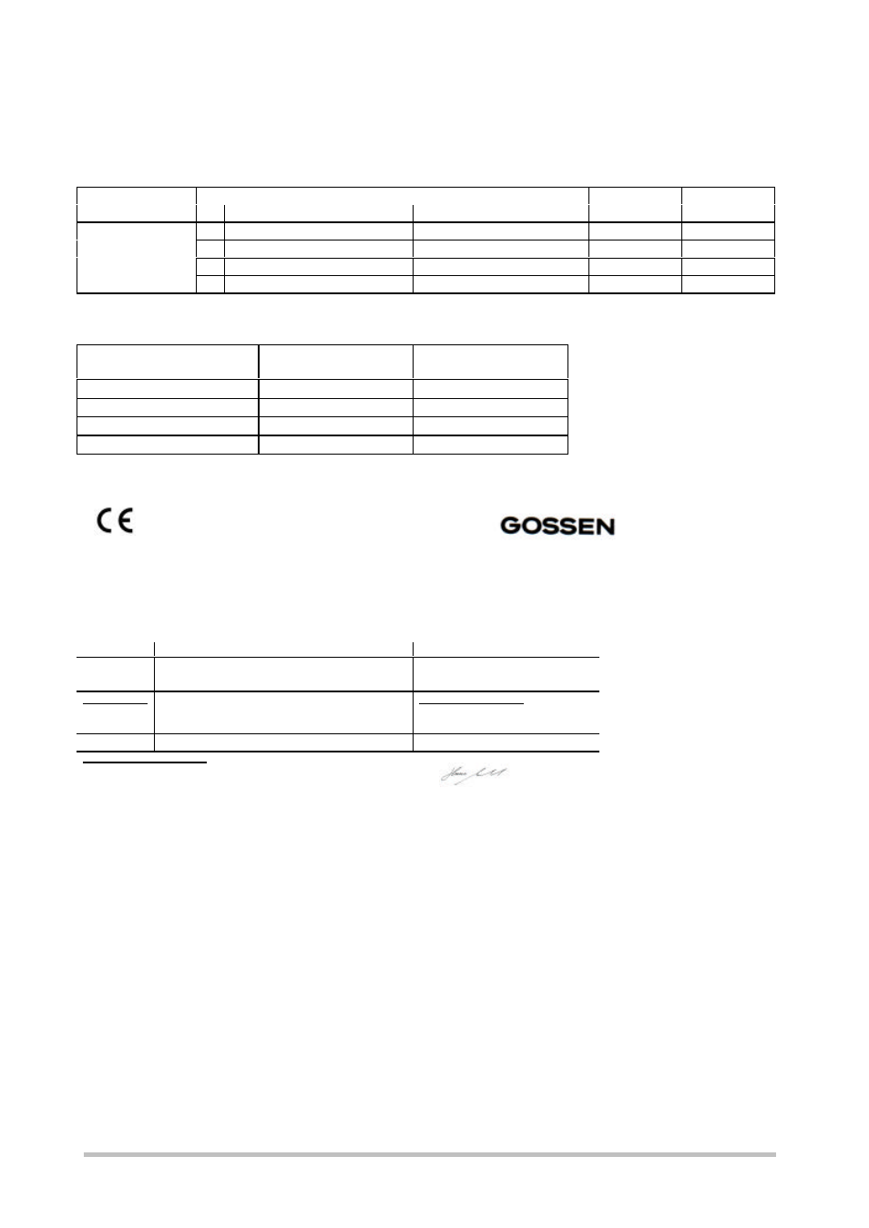 Characteristics, Declaration of conformity, Other interesting light measuring instruments | Gossen Mavomonitor USB User Manual | Page 7 / 7