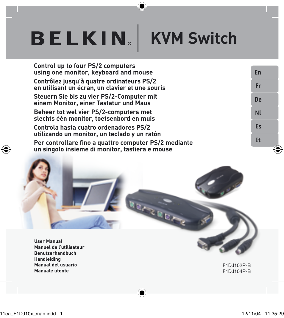 Belkin F1DJ104P-B User Manual | 87 pages