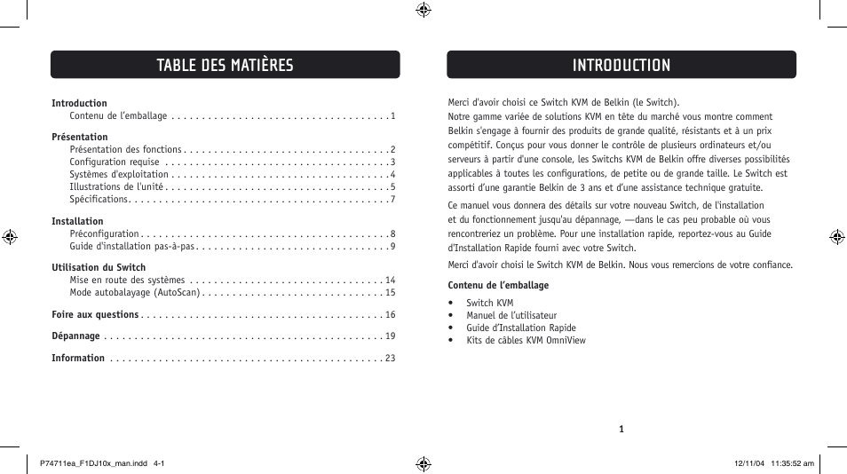 Belkin F1DJ104P-B User Manual | Page 17 / 87