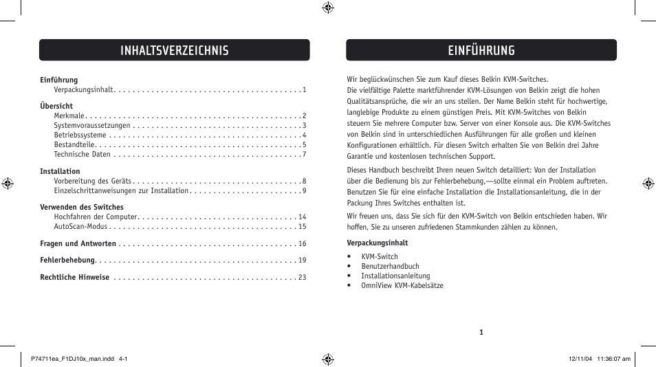 Belkin F1DJ104P-B User Manual | Page 31 / 87
