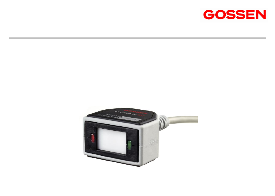 Gossen Mavomax 60 User Manual | 2 pages