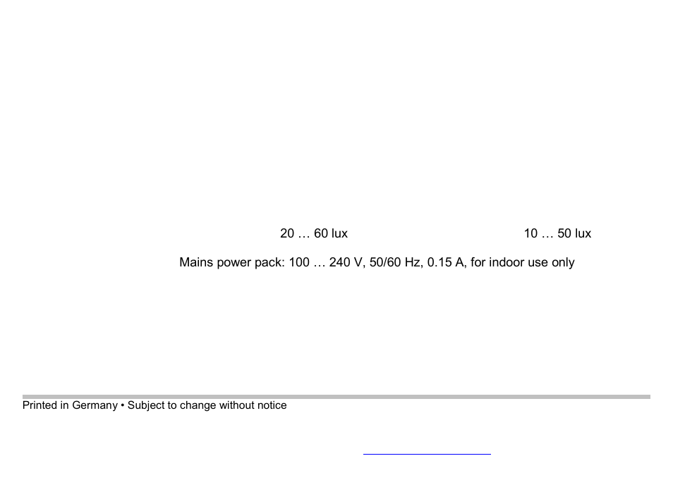 Gossen Mavomax 60 User Manual | Page 2 / 2