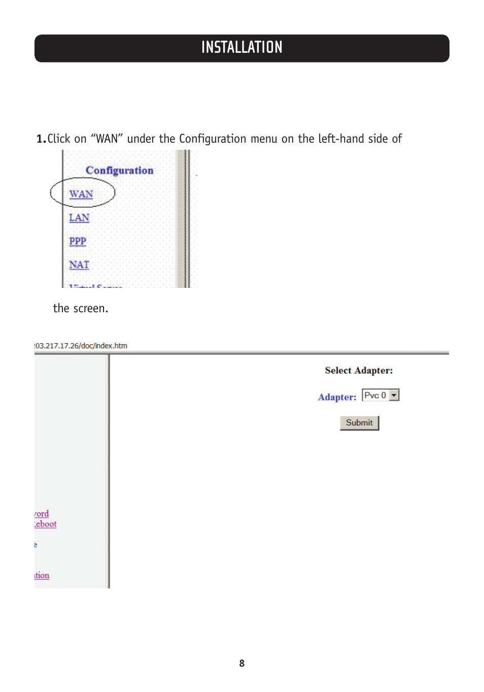 Installation | Belkin F5D5730au User Manual | Page 11 / 23