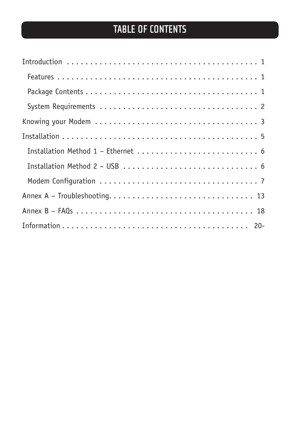 Belkin F5D5730au User Manual | Page 3 / 23