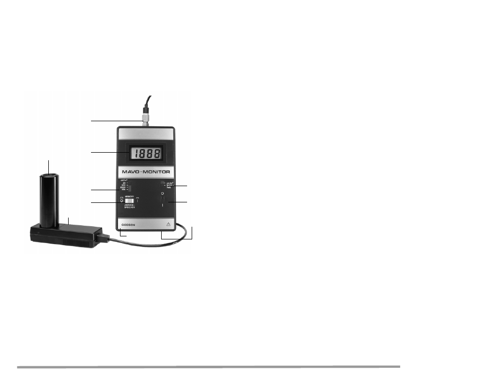 Gossen Mavomonitor User Manual | Page 2 / 16
