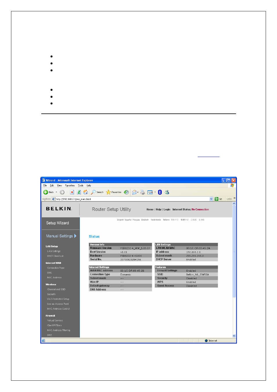 Belkin F5D8232AU4 User Manual | Page 2 / 6